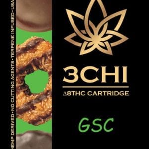 3Chi Delta 8 THC Vape Cartridge - GSC 1 ml