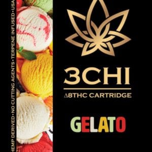 3Chi Delta 8 THC Vape Cartridge - Gelato 1 ml