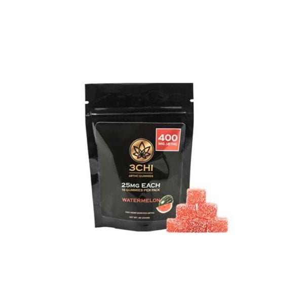 3Chi Delta 8 THC Gummies - Watermelon 25mg 16 Count