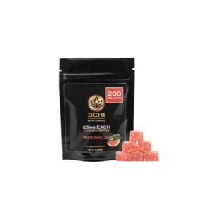 3Chi Delta 8 THC Gummies - Watermelon 25mg 8 Count