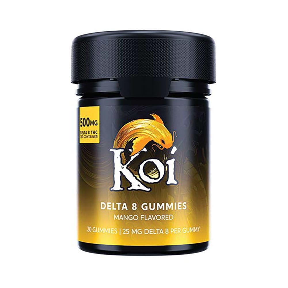Koi Delta 8 Gummies - Mango 25mg 20 Count - Direct Delta 8 Shop