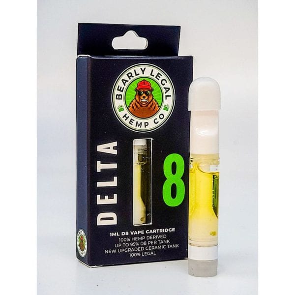 Bearly Legal Hemp Co Delta 8 THC Vape Cart 1ml