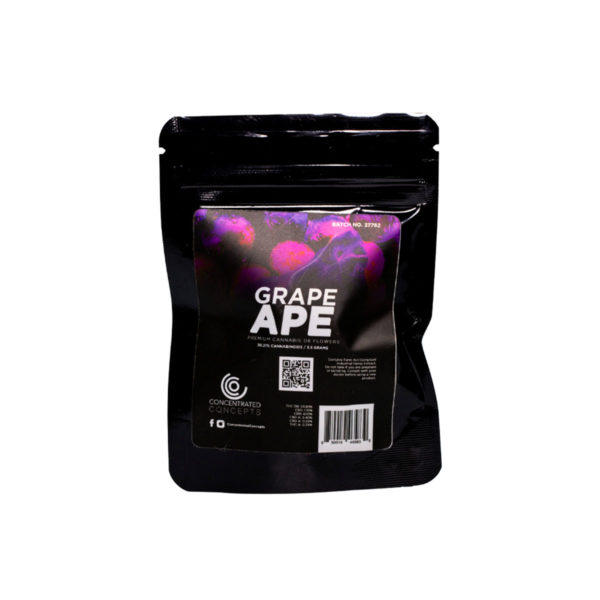 Concentrated Concepts Premium Delta 8 THC Flowers – Grape Ape 3.5 Gram