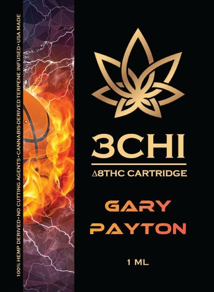 3Chi Delta 8 THC Vape Cartridge - Gary Payton 1ml