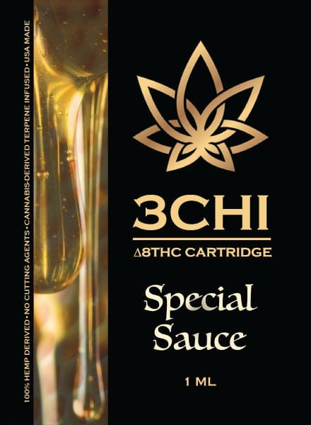 3Chi Delta 8 THC Vape Cartridge - Special Sauce 1ml