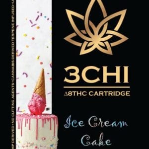 3Chi Delta 8 THC Vape Cartridge - Ice Cream Cake 1ml