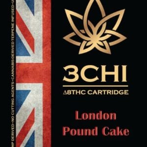 3Chi Delta 8 THC Vape Cartridge - London Pound Cake 1ml