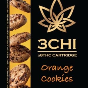 3Chi Delta 8 THC Vape Cartridge - Orange Cookies 1ml