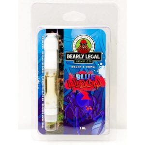 Bearly Legal Hemp Co Delta 8 THC Vape Cart 1ml - Blue Widow