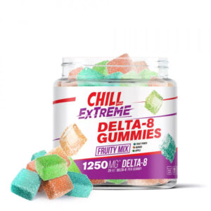 Chill Plus Extreme 20mg Delta 8 Gummies - Fruity Mix - 1250X 50 Count