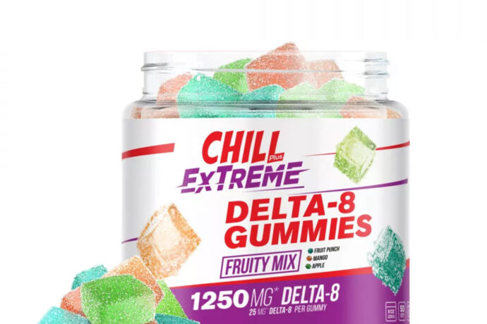 Chill Plus Extreme 20mg Delta 8 Gummies - Fruity Mix - 1250X 50 Count