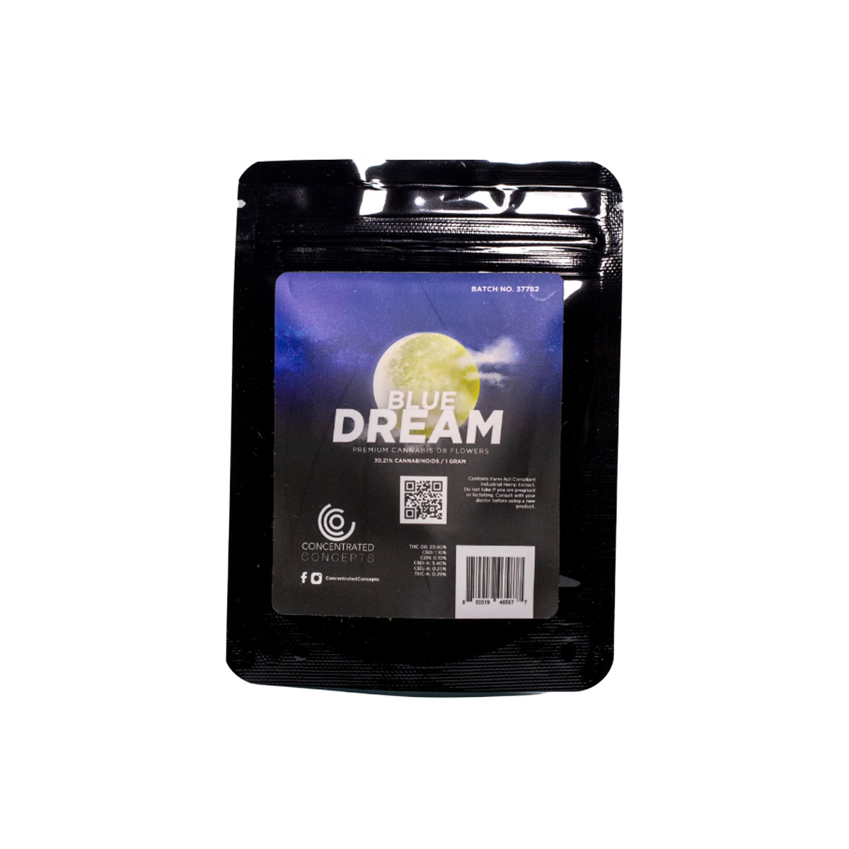 Concentrated Concepts Premium Delta 8 THC Flowers - Blue Dream 