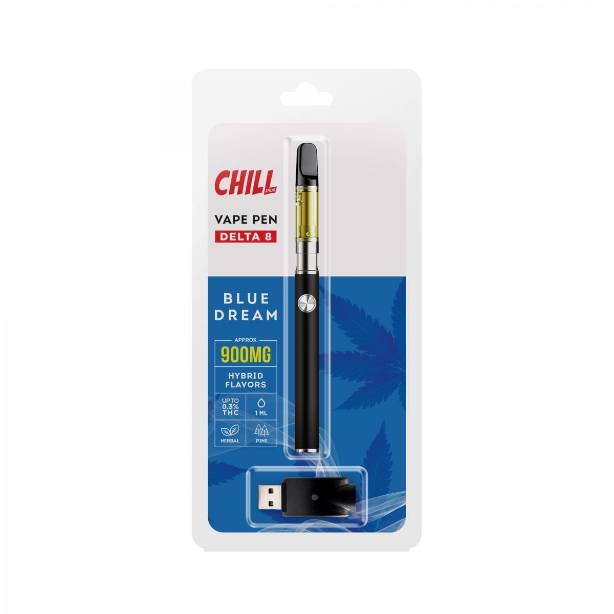 Chill Plus Delta 8 Disposable Vape Pen - Blue Dream 900mg - Direct Delta 8 Shop
