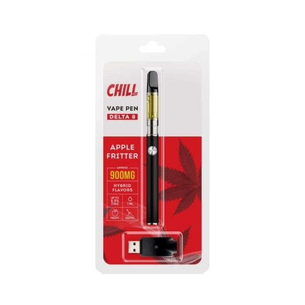 Chill Plus Delta 8 Disposable Vaping Pen - Apple Fritter 900mg