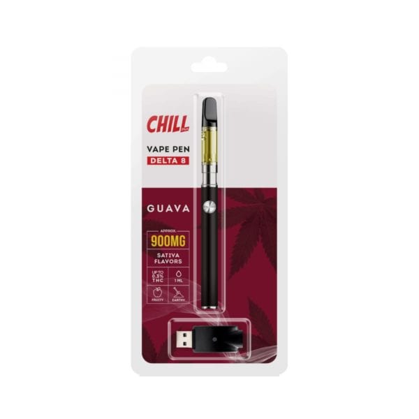 Chill Plus Delta 8 Disposable Vape Pen - Guava 900mg