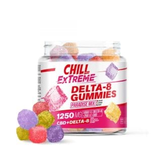 Chill Plus Extreme 20mg Delta 8 Gummies - Paradise Mix - 1250X 50 Count