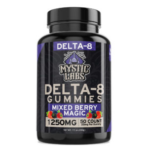 Mystic Labs Delta 8 THC Gummies - Mixed Berry 25mg 50 Count