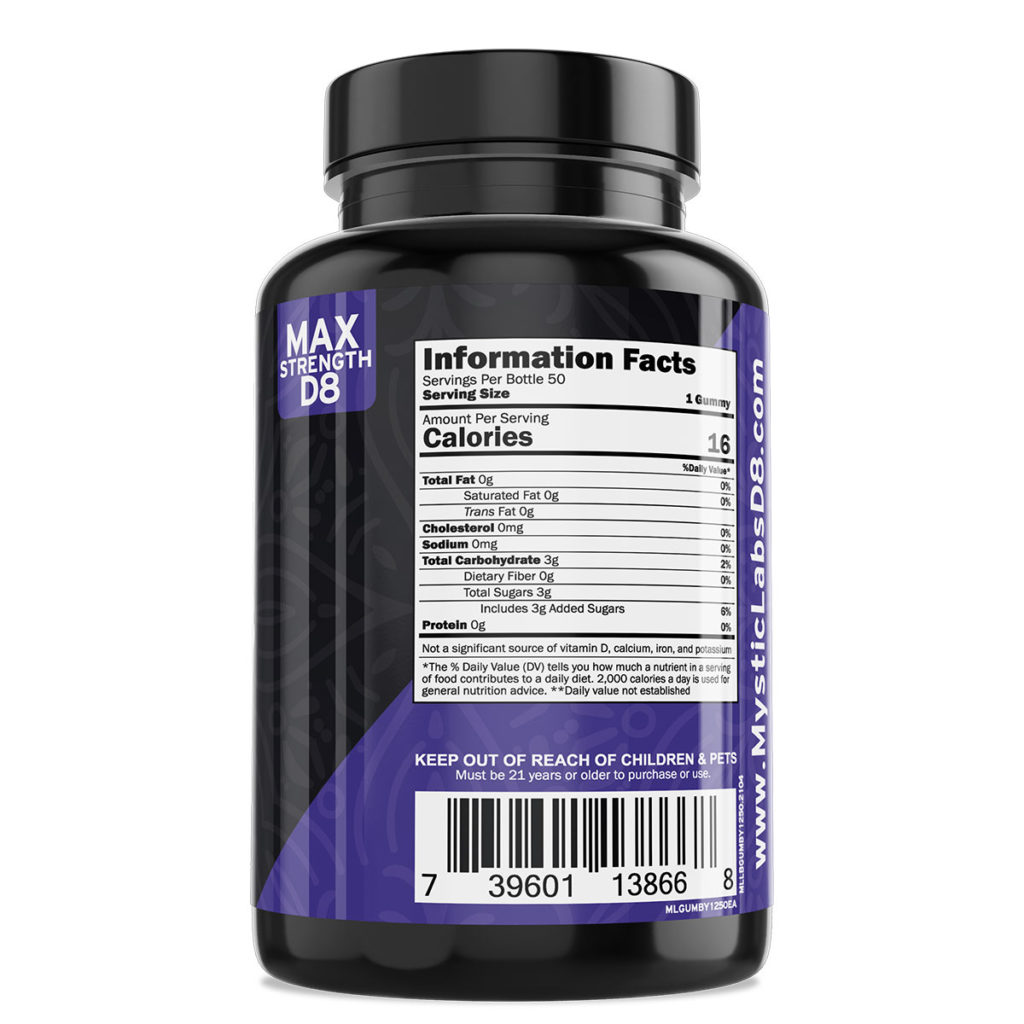 Mystic Labs Delta 8 THC Gummies - Mixed Berry 25mg - Direct Delta 8 Shop