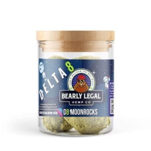 Bearly Legal Hemp Co Delta 8 THC Moonrocks with CBD CBG Kief - 3.5g