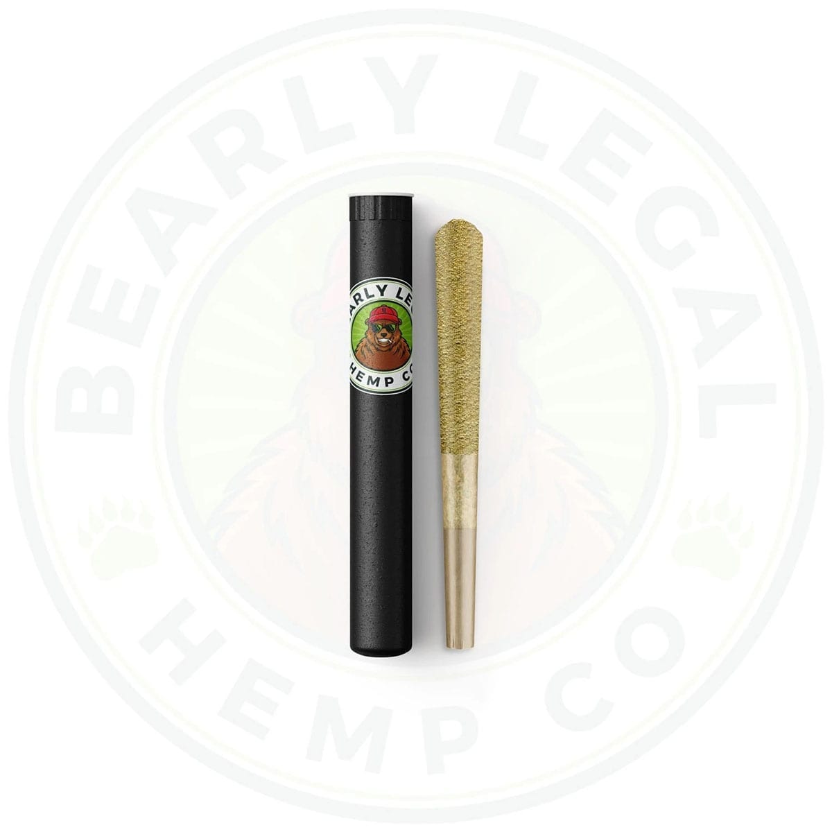 Bearly Legal Hemp Co Delta 8 THC Preroll Kief Joint – Single