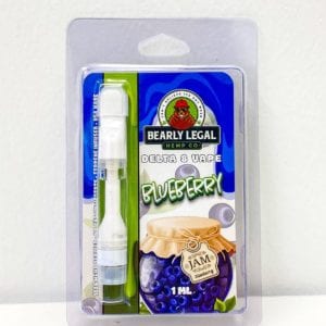 Bearly Legal Hemp Co Delta 8 THC Vape Cart 1ml - Blueberry