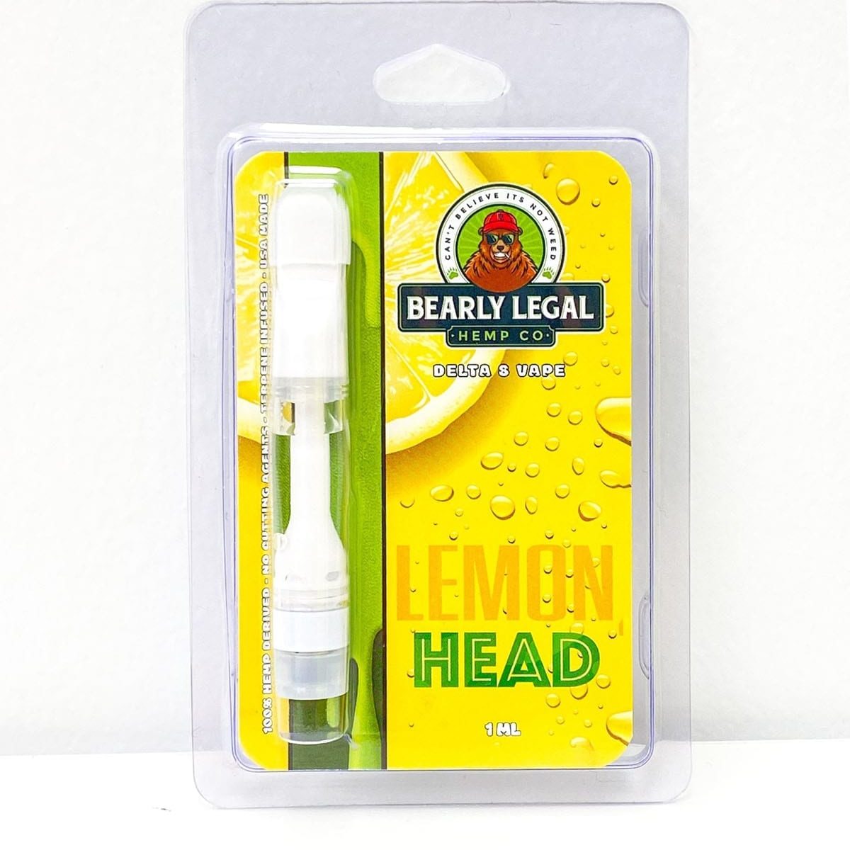 Bearly Legal Hemp Co Delta 8 THC Vape Cart 1ml – Lemon Head