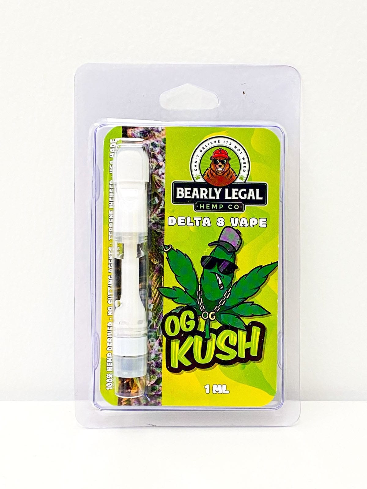 Bearly Legal Hemp Co Delta 8 THC Vape Cart 1ml - OG Kush