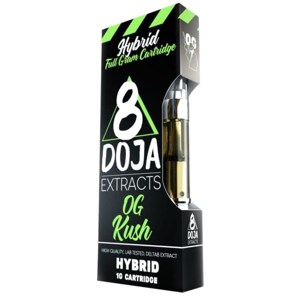 Doja Extracts Delta 8 THC Vape Cart OG Kush 1g Direct Delta 8 Shop
