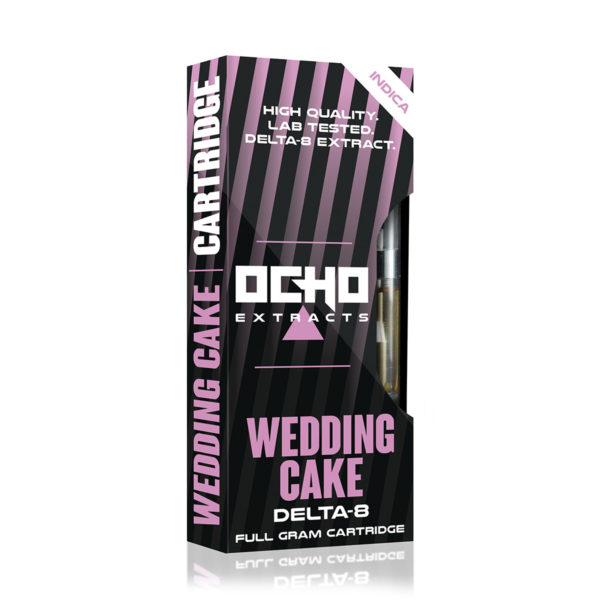 Ocho Extracts Delta 8 THC Vape Cart - Wedding Cake 1g