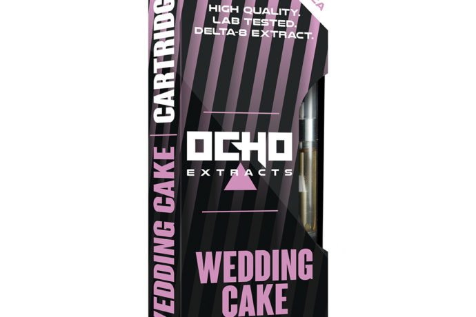 Ocho Extracts Delta 8 THC Vape Cart - Wedding Cake 1g