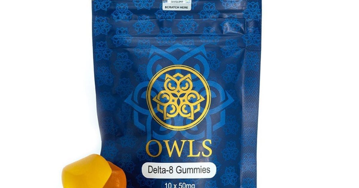 Owls Delta 8 THC Gummies Assorted Flavors 50mg 10 Count