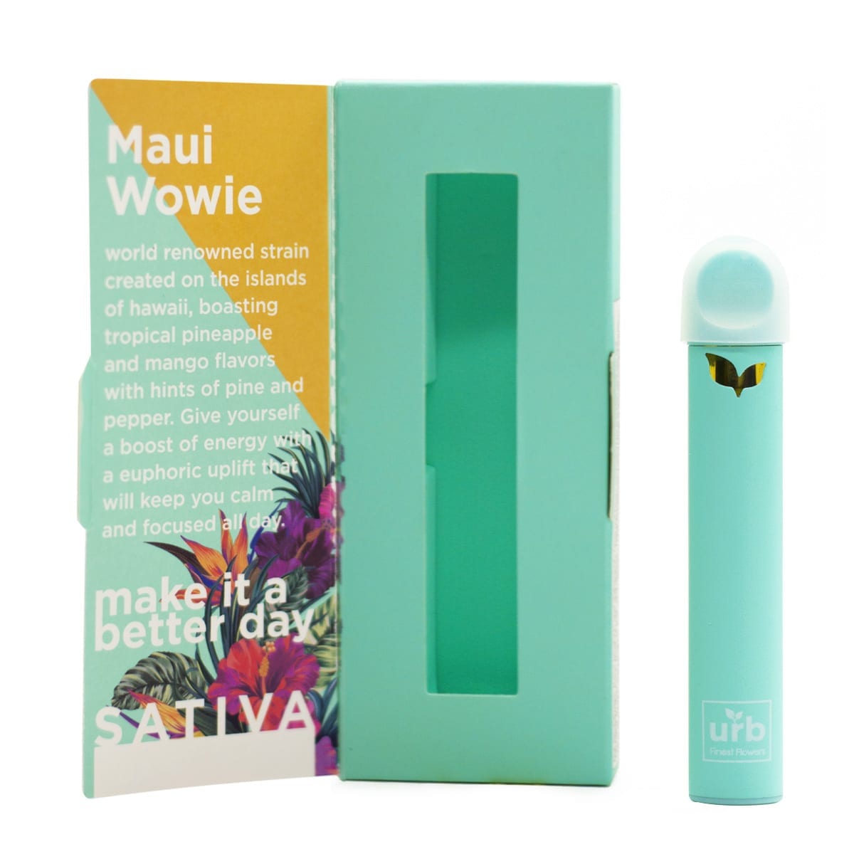 Urb Finest Flowers Delta 8 Disposable Vape Maui Wowie 500ml Direct