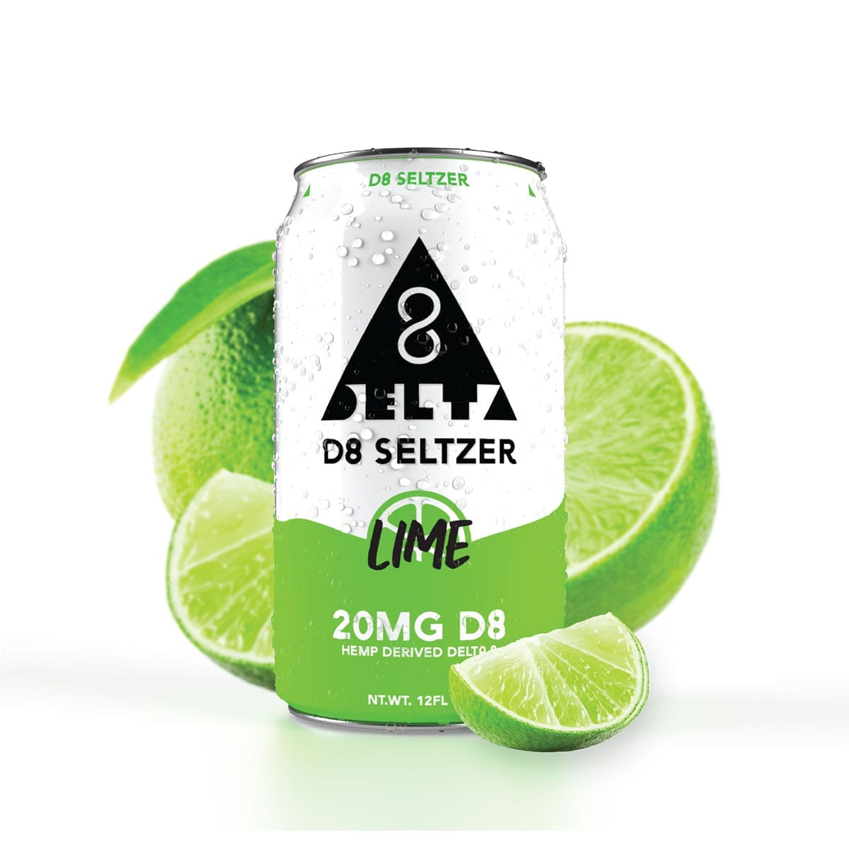 D8 Seltzer Delta 8 THC Seltzer Lime 4 Pack Direct Delta 8