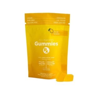 Kush Queen Delta 8 THC Gummies Rx + CBD - Lemon 10mg 10 Count