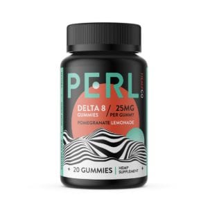 Perl Delta 8 THC Gummies - Pomegranate Lemonade 25mg 20 Count