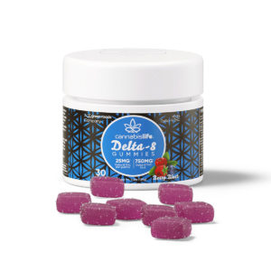 Cannabis Life Delta 8 THC Gummies - Berry Blast 25mg 30 Count