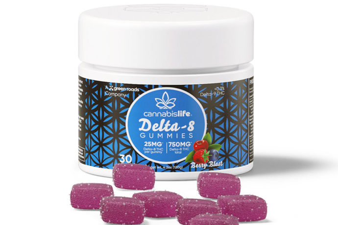 Cannabis Life Delta 8 THC Gummies - Berry Blast 25mg 30 Count