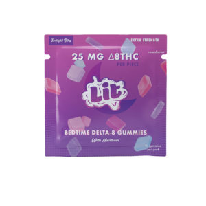 Lit Delta 8 THC Bedtime Gummies - Twilight Bites - 25mg 10 Count