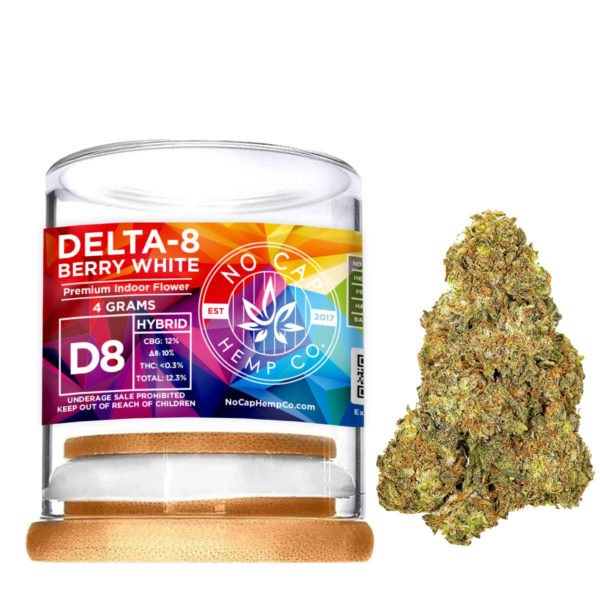No Cap Hemp Co Delta 8 THC Flower - Berry White 4g