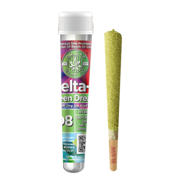 No Cap Hemp Co Delta 8 THC Kief Joints - Green Dream