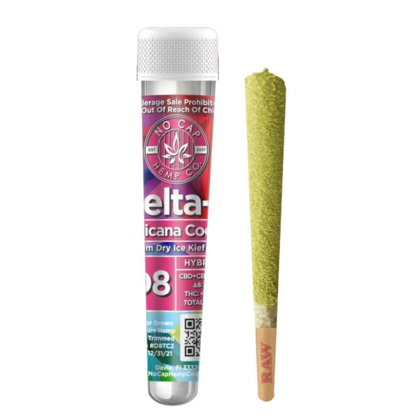 No Cap Hemp Co Delta 8 THC Kief Joints - Tropicana Cookies