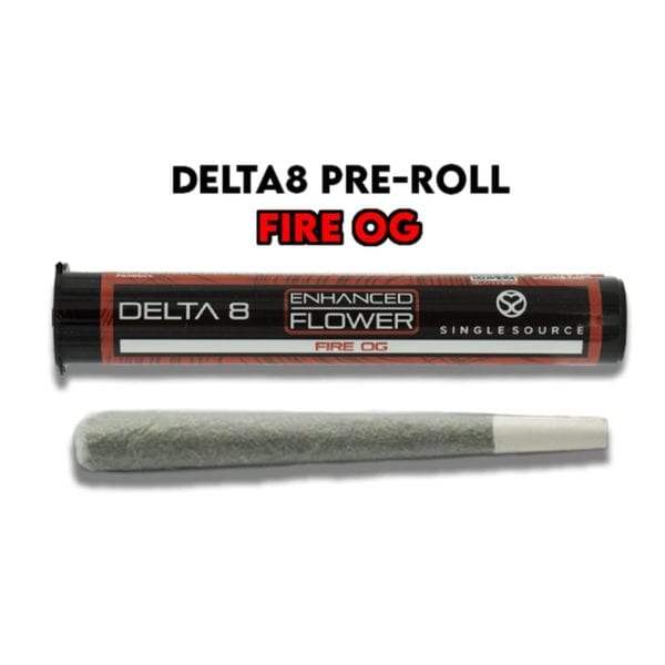 Single Source Delta 8 THC Preroll - Fire OG 100mg