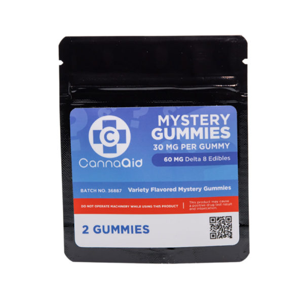 CannaAid Delta 8 THC Gummies - Mystery Flavor 30mg 2 Count