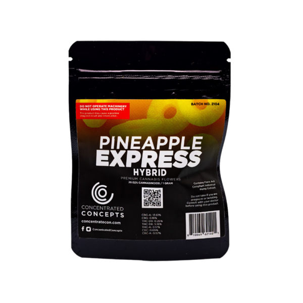 Concentrated Concepts Delta 8 THC Flower - Pineapple Express 1g