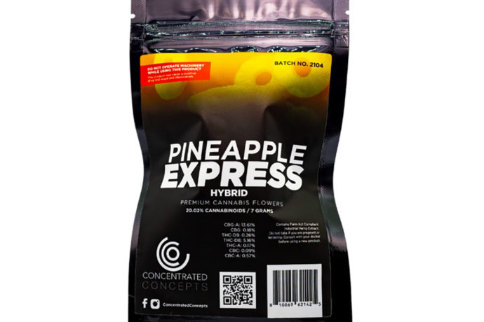 Concentrated Concepts Delta 8 THC Flower - Pineapple Express 7g