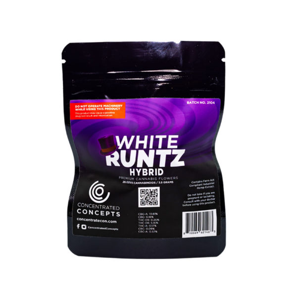 Concentrated Concepts Delta 8 THC Flower - White Runtz 3.5g