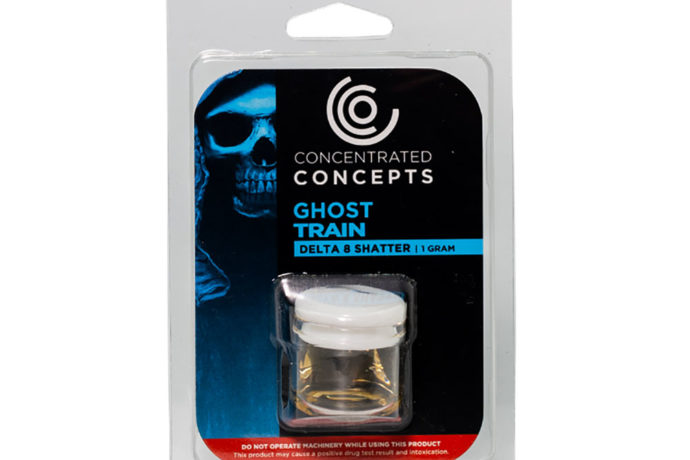 Concentrated Concepts Delta 8 THC Shatter - Ghost Train 1g