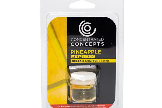 Concentrated Concepts Delta 8 THC Shatter - Pineapple Express 1g