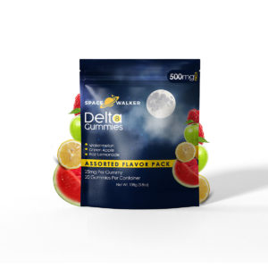 Space Walker Delta 8 THC Gummies - Assorted Flavors 25mg 20 Count