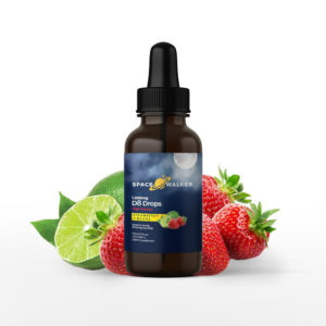 Space Walker Delta 8 THC Tincture Oil - Strawberry Limeade 1000mg 30ml Fruit